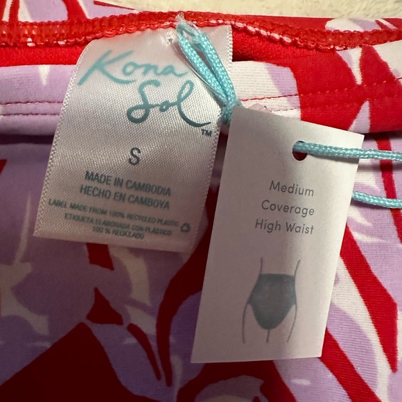 NWT Kona Sol 2-Piece Swimsuit - Picture 4 of 5